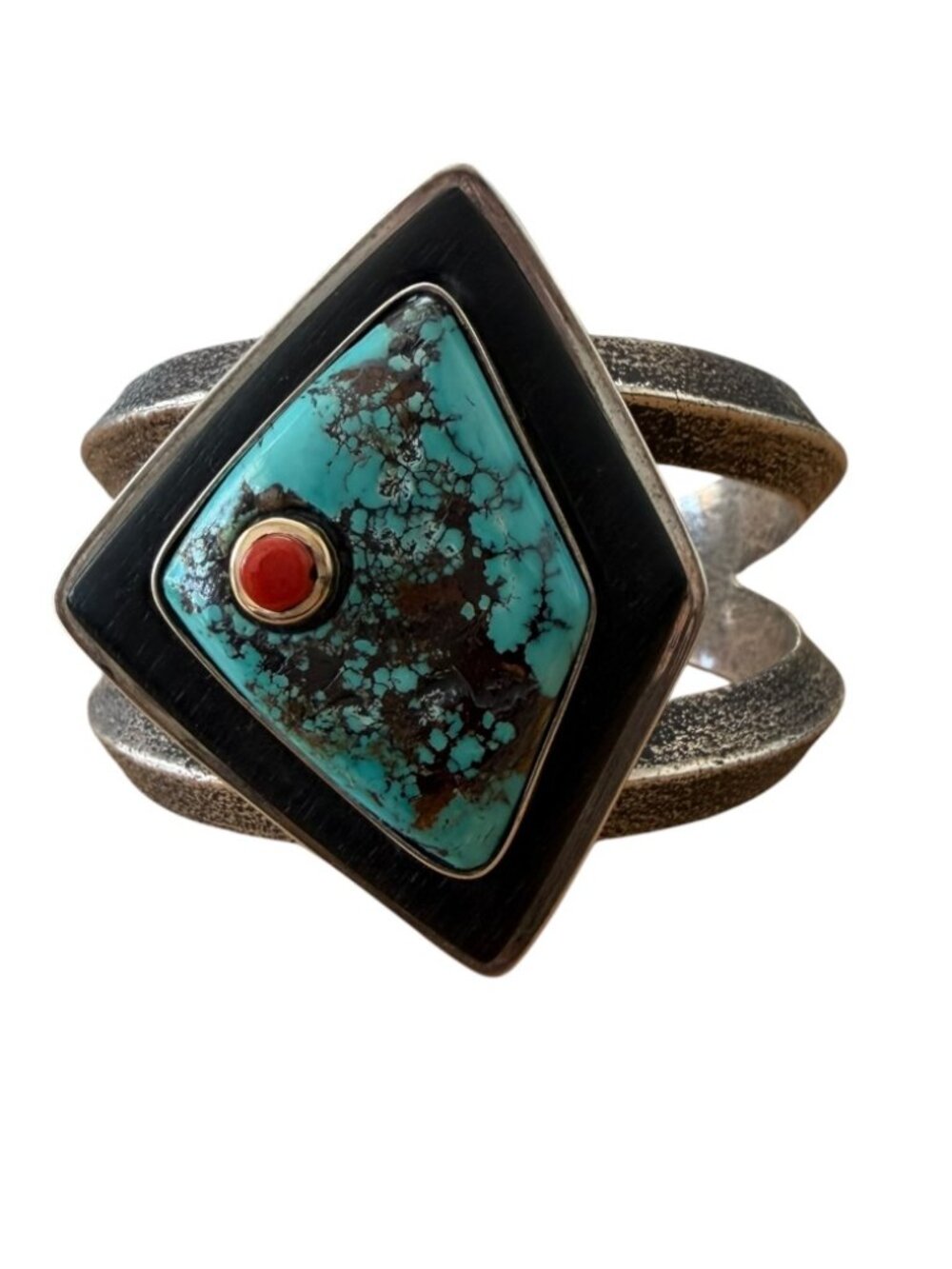Edison Cummings Sterling Silver and Multi-Stone Cuff